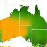 Map showing wide coverage in rural Australia